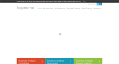Desktop Screenshot of be-positive.co.uk