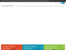 Tablet Screenshot of be-positive.co.uk